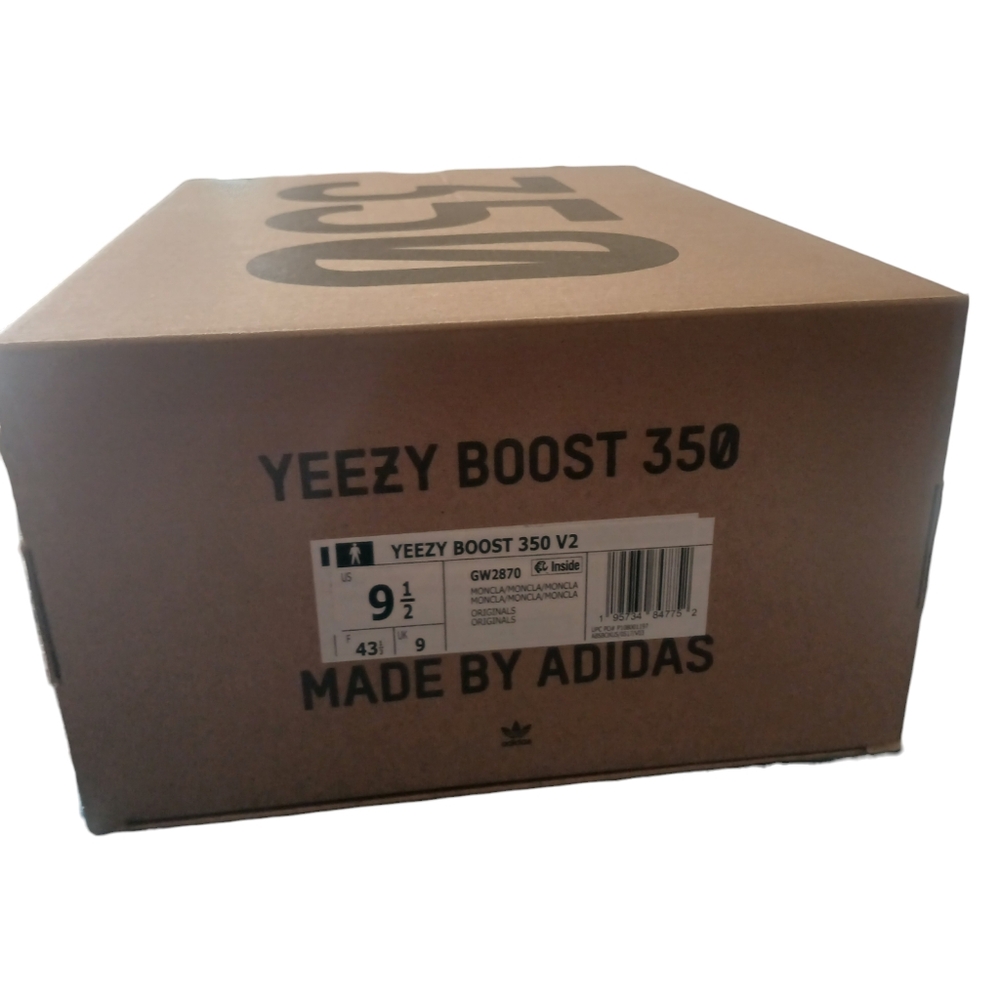 YEEZY by Adidas BOOST 350 V2 MENS Size 9.5 Color Mono Clay - Picture 8 of 9